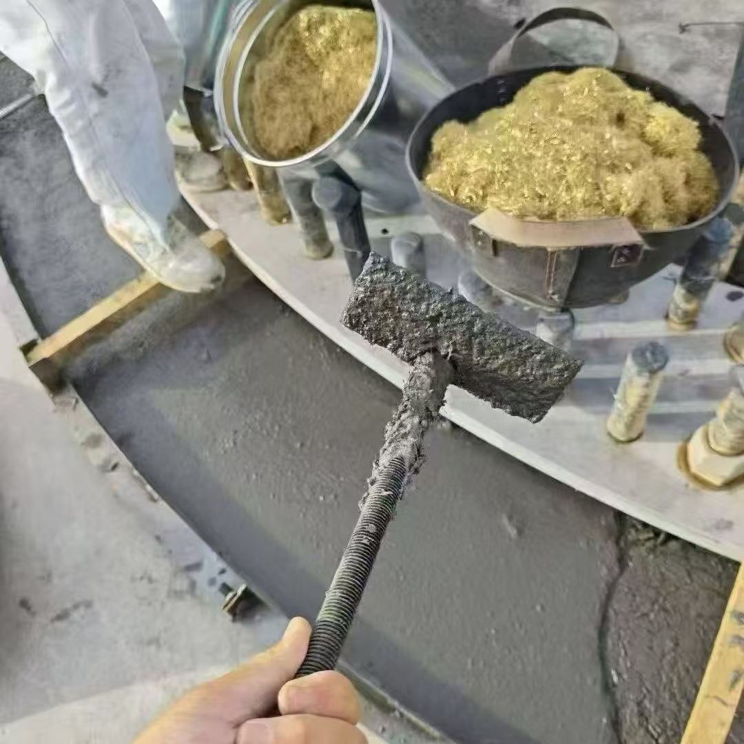 新密C120钢纤维高强无收灌浆料 轧机压缩机汽轮机发电机锻压设备底座灌浆材料